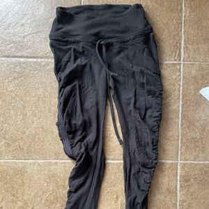 Ruched yoga pants (XS)
